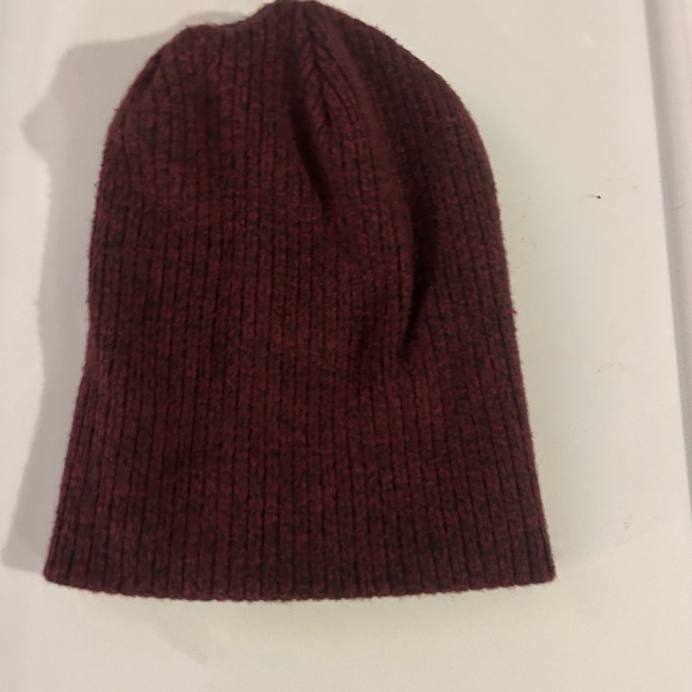 Burgundy Knit Beanie